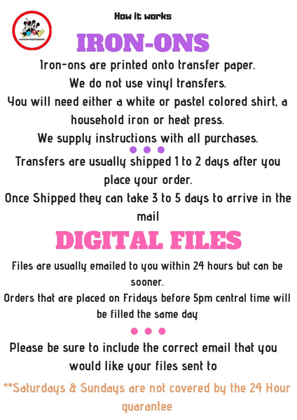 Rainbow Unicorn Squad Printable Iron On Transfer