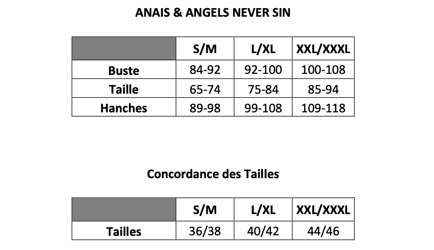 guide de taille