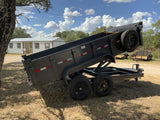 Southwest Bumperpull Dump Trailer- 83x14- 3281