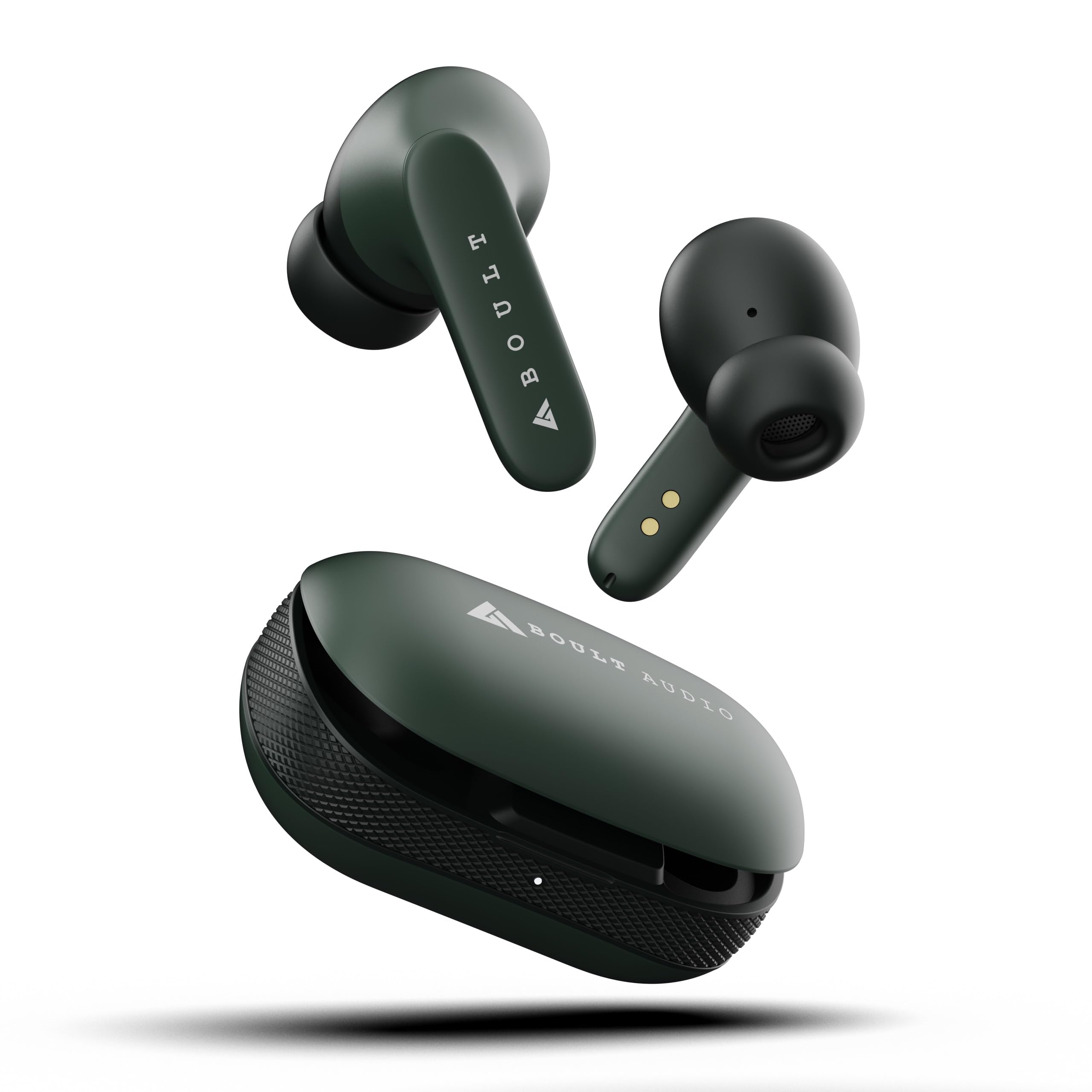 Boult Audio Z20 Truly Wireless Bluetooth Ear buds with 51 Hours Playtime, Zen™ Clear Calling ENC Mic, Low Latency Gaming, Rich Bass Drivers, IPX5, (Green)