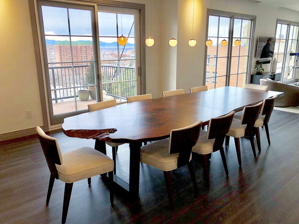 Maple live edge dining table