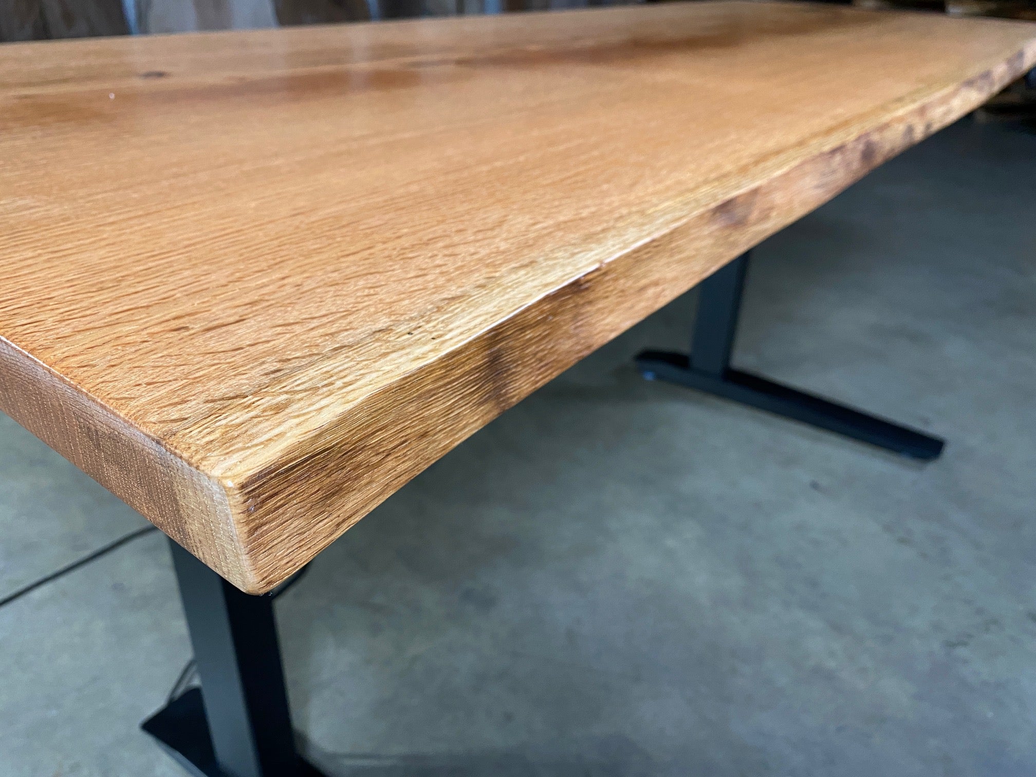 red oak desk