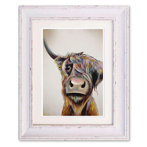 ‘A Bad Hair Day’ Highland Cow Art Print (£17)