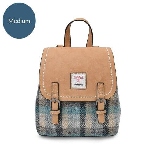 Image of Islander Tartan Jura Backpack with Harris Tweed® | Size: Medium