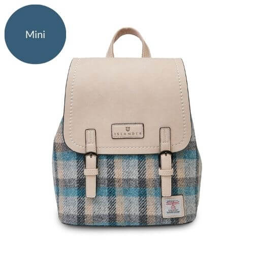 Image of Islander Tartan Jura Backpack with Harris Tweed® | Size: Mini