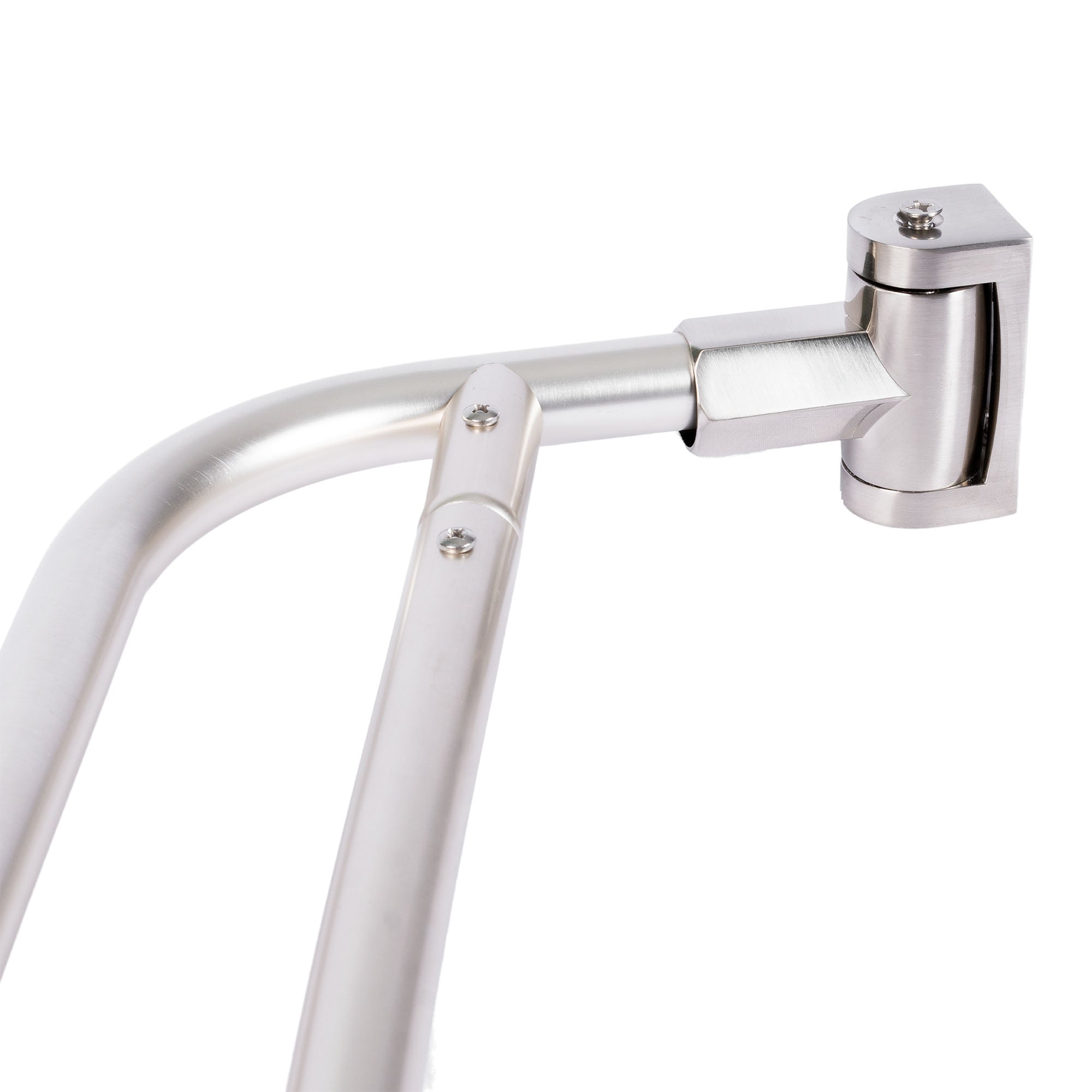 44 in. to 70 in. Double Curved Shower Rod (Brushed Nickel Finish) - Utility product image