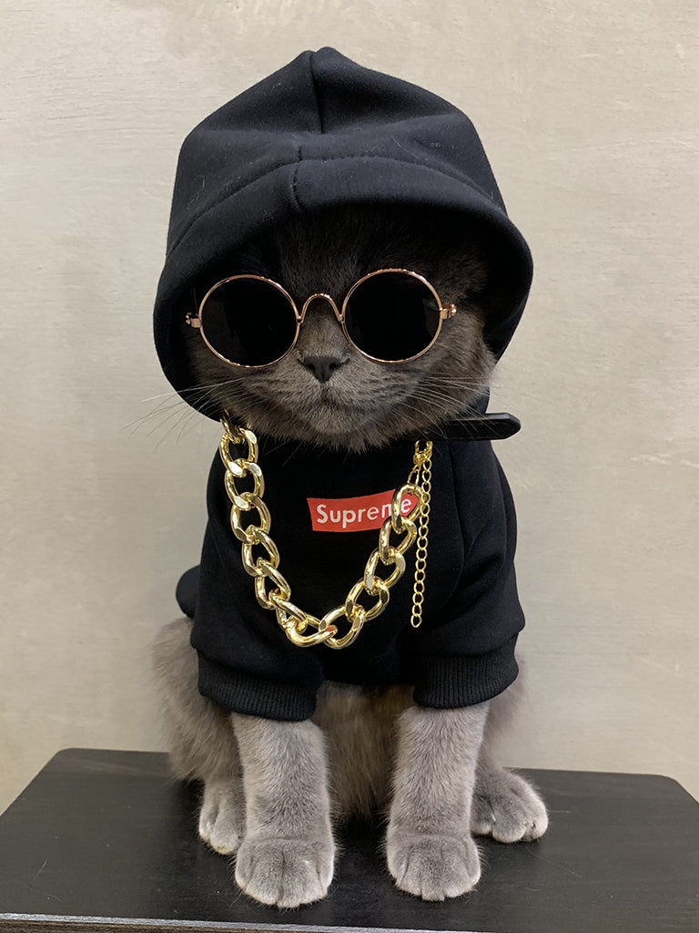 supreme cat hoodie