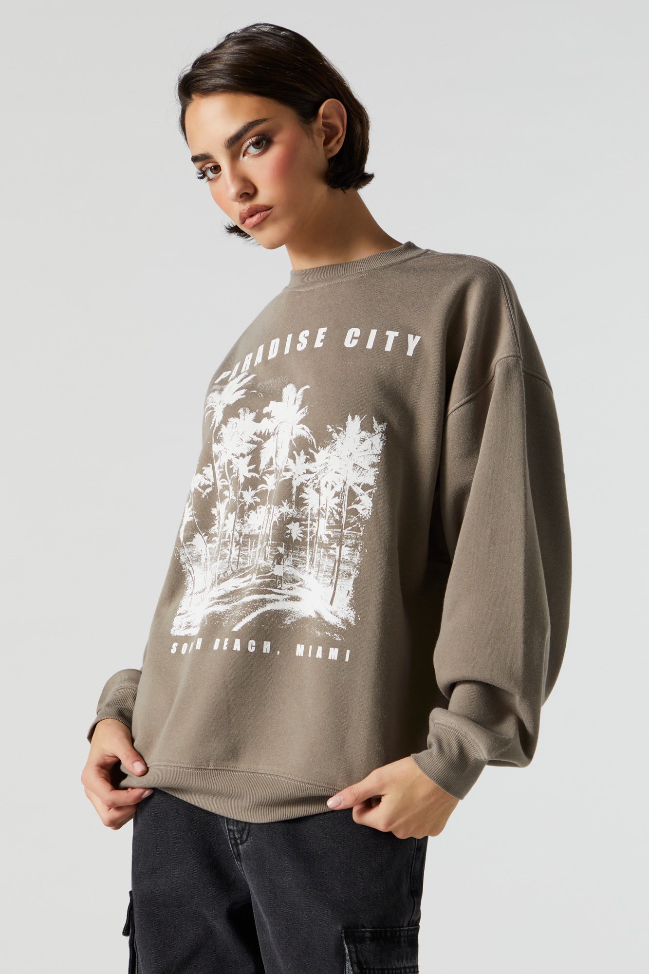 Saint Tropez Graphic Sweatshirt – Charlotte Russe
