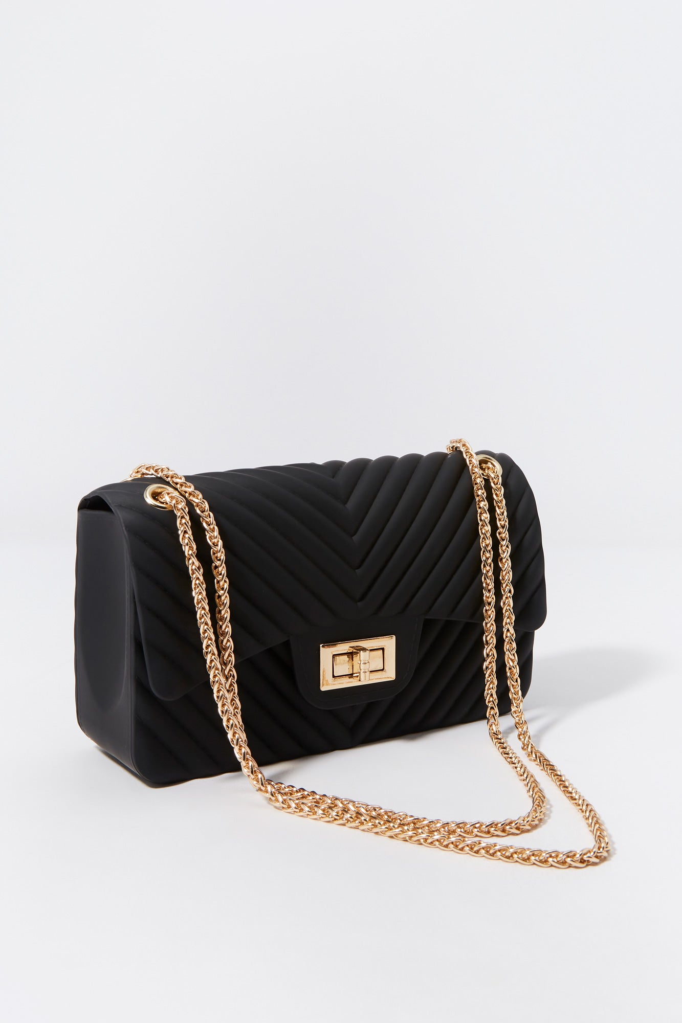 Buy JiHa Black Quilted Shoulder and Sling Bag Online