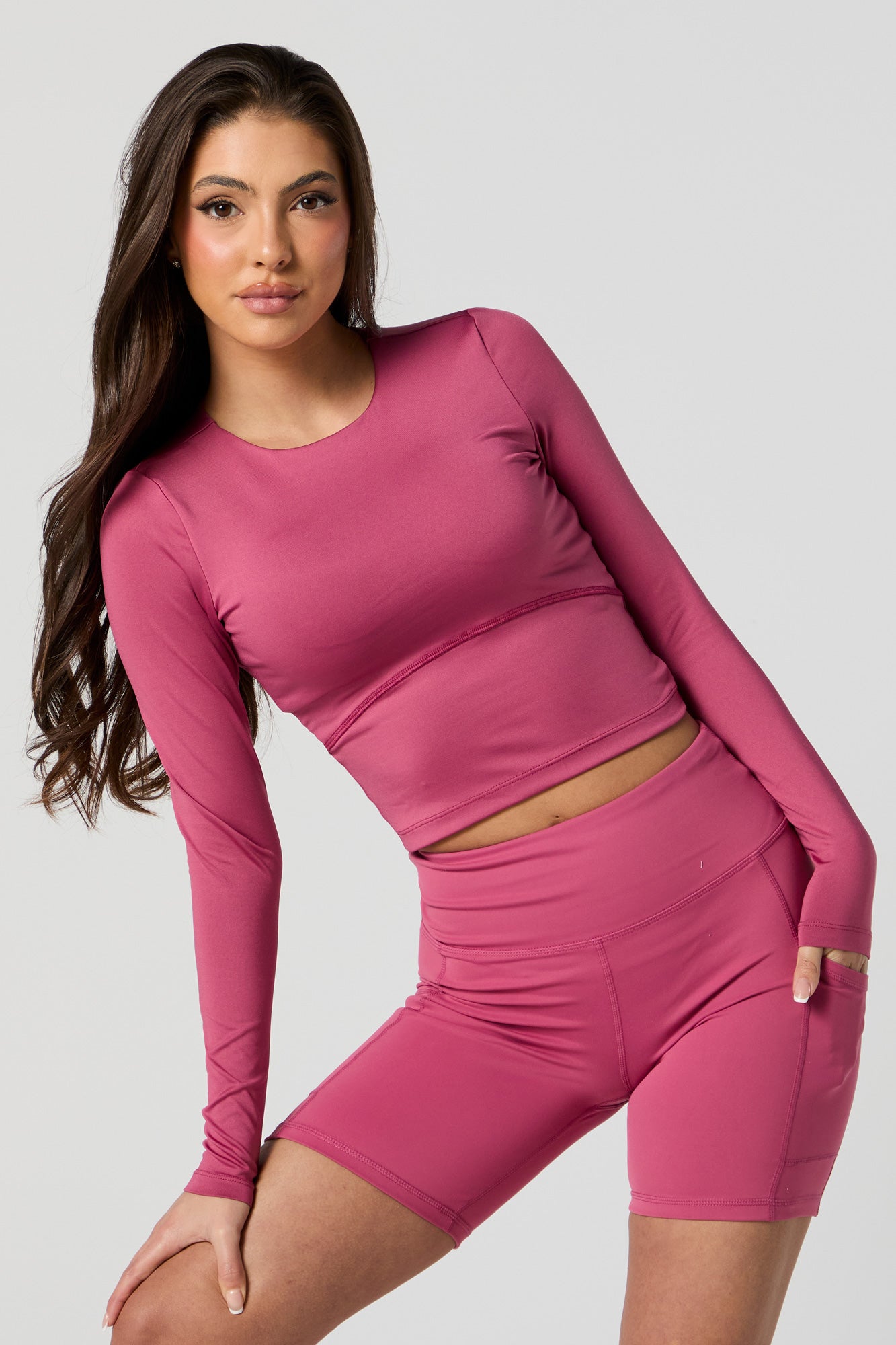Sommer Ray Active Seamless Long Sleeve Top – Charlotte Russe