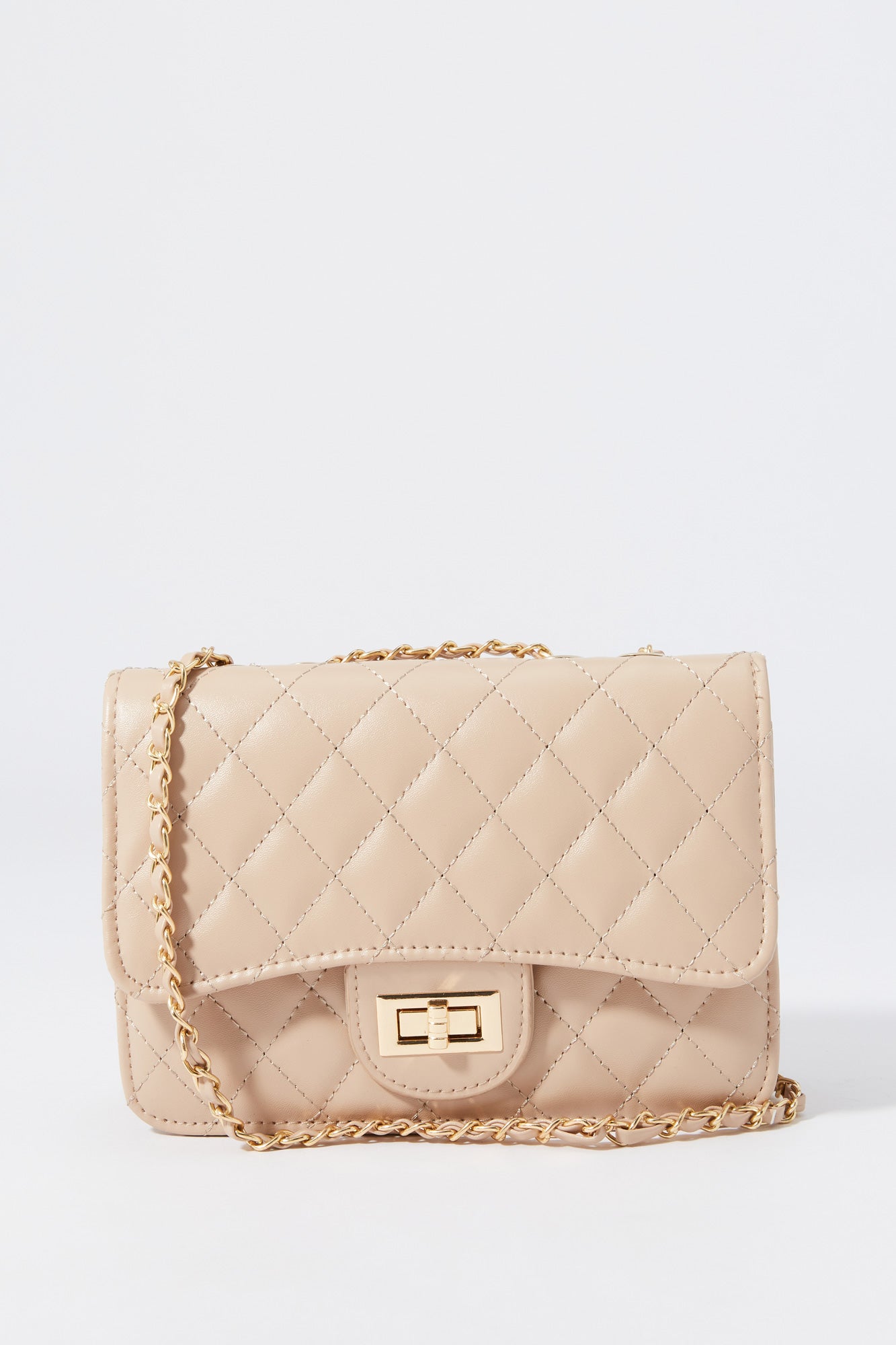 Faux-Leather Quilted Heart Purse – Charlotte Russe