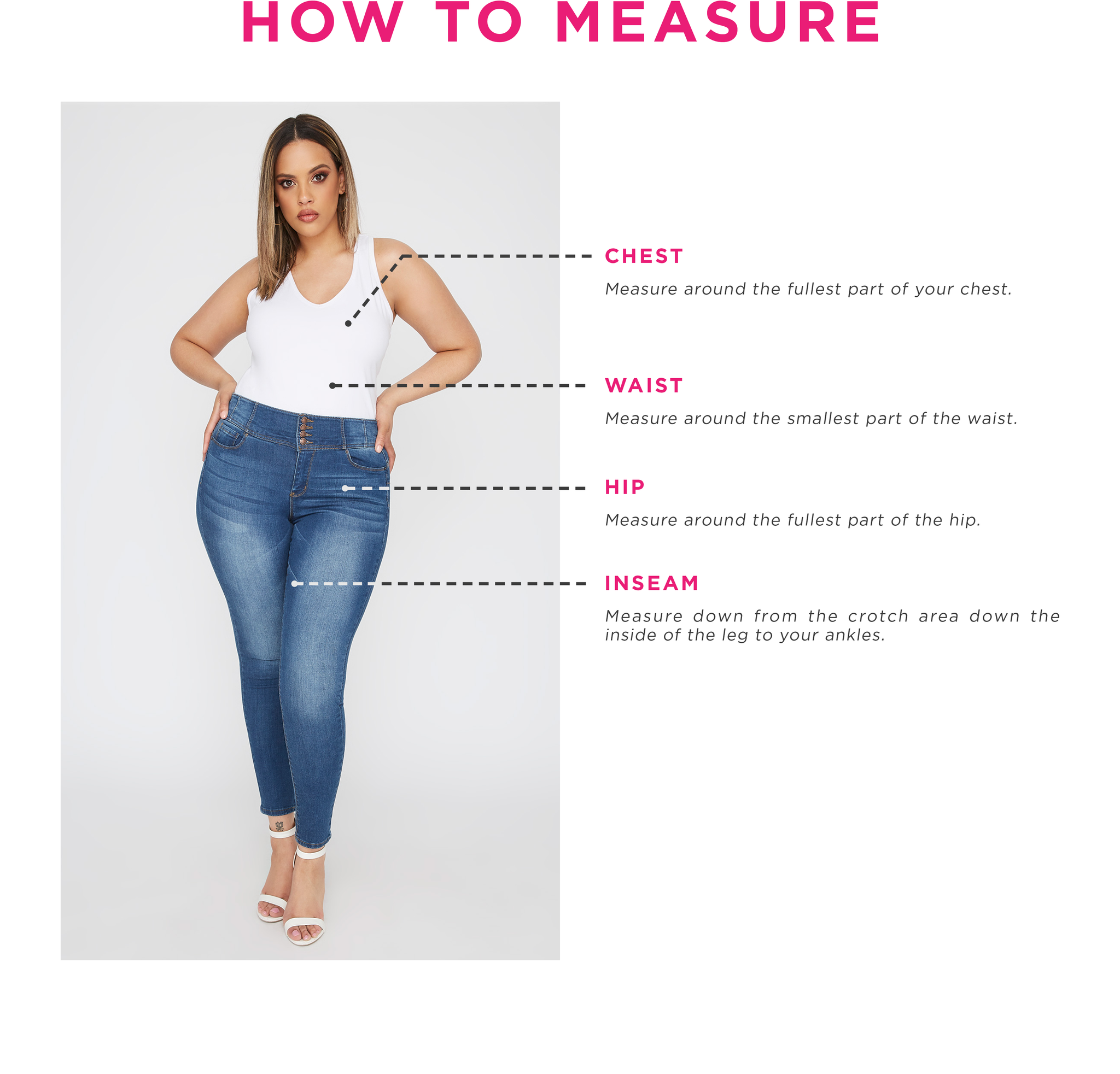 just my size jeans size chart