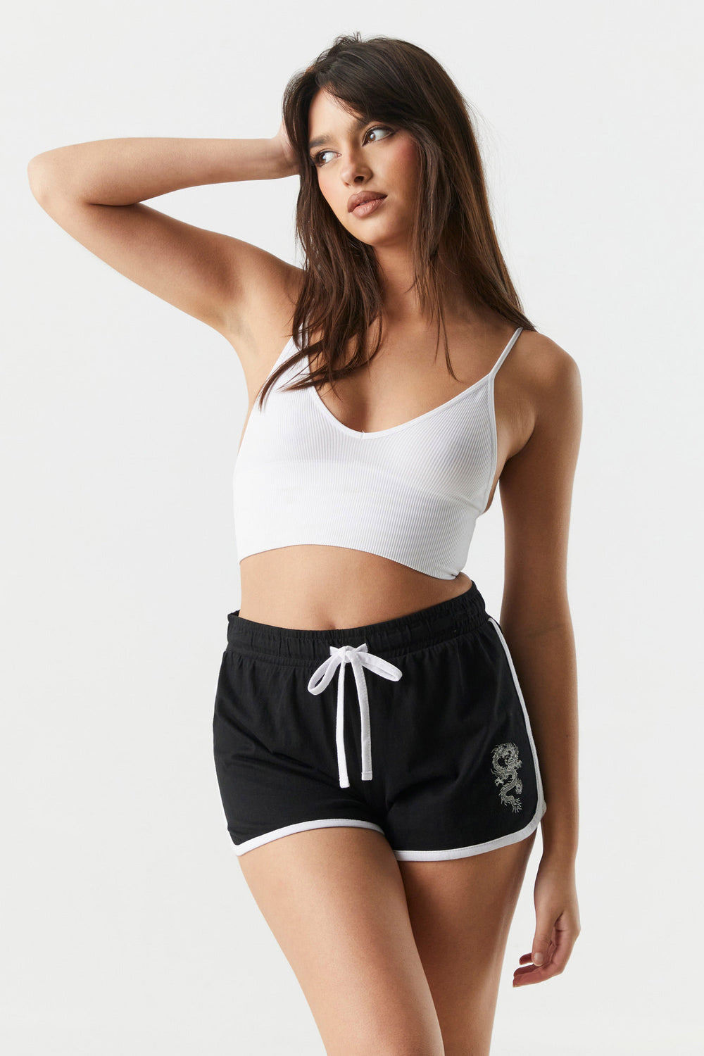Dragon Graphic Dolphin Short – Charlotte Russe