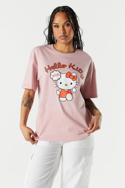 Pink Hello Kitty Graphic Boyfriend T-Shirt – Charlotte Russe