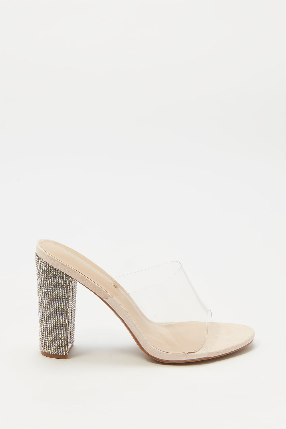 high block heel mules