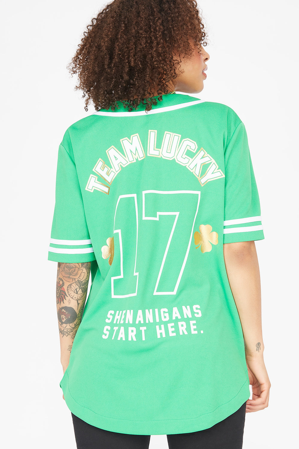 st patricks day baseball jersey