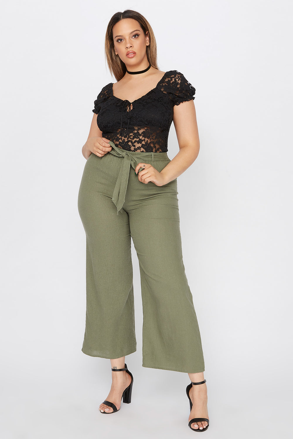 linen plus size pants