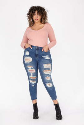 discount plus size jeans