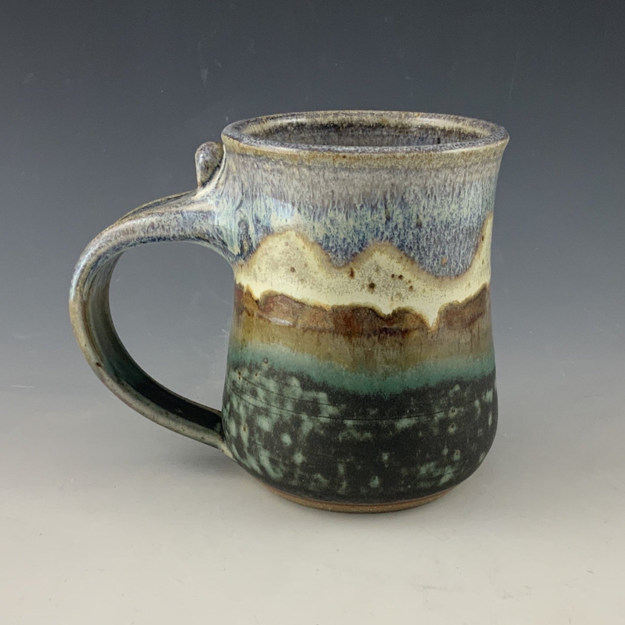 Hand-built mug, Spruce Green