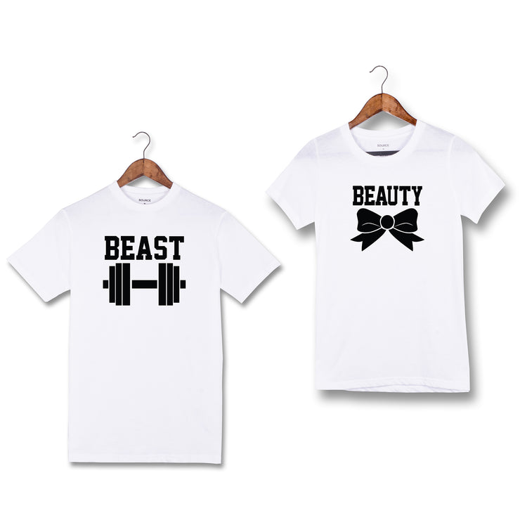 Source Beast & Beauty Couple Tee&