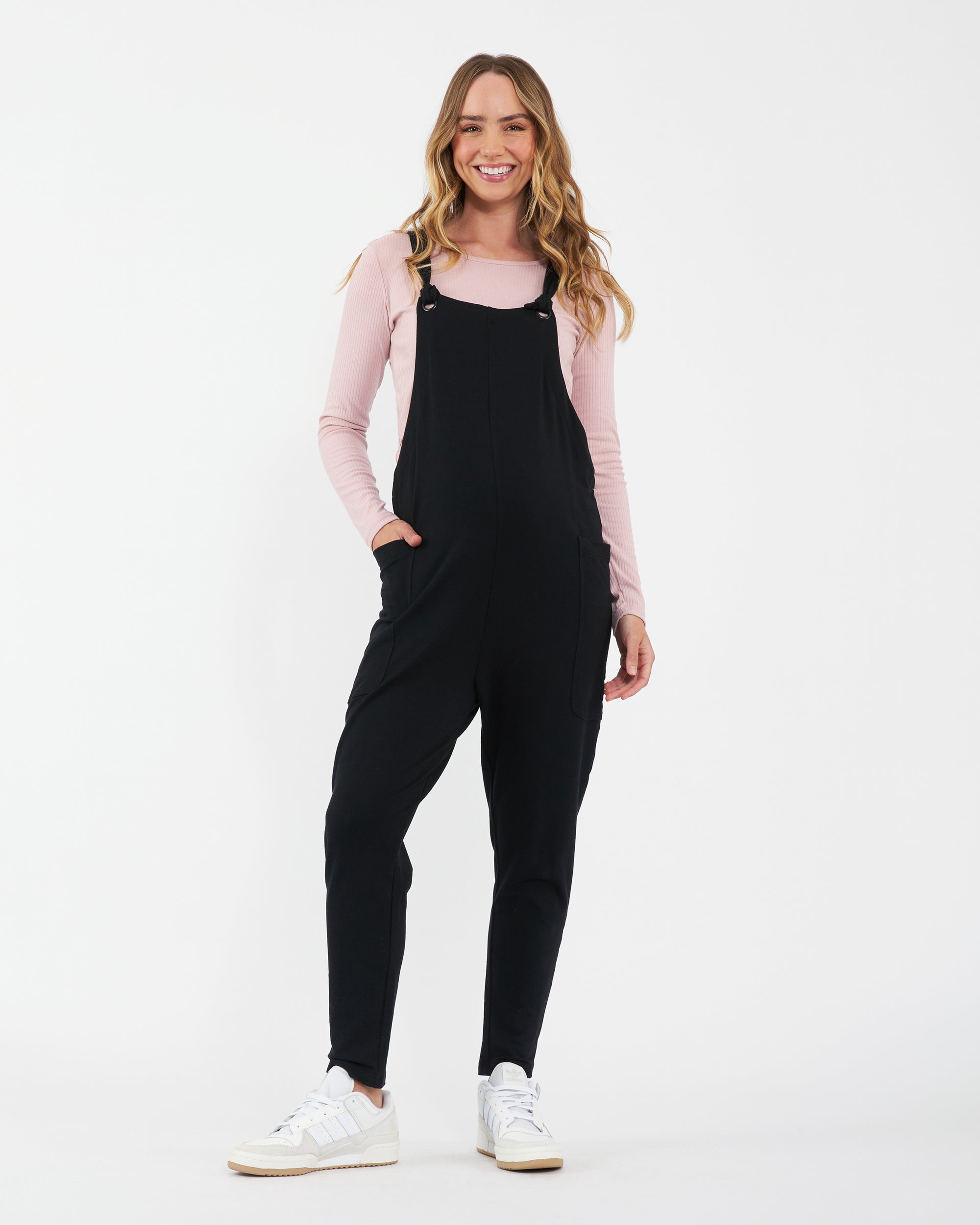 Poppy Linen Jumpsuit Black