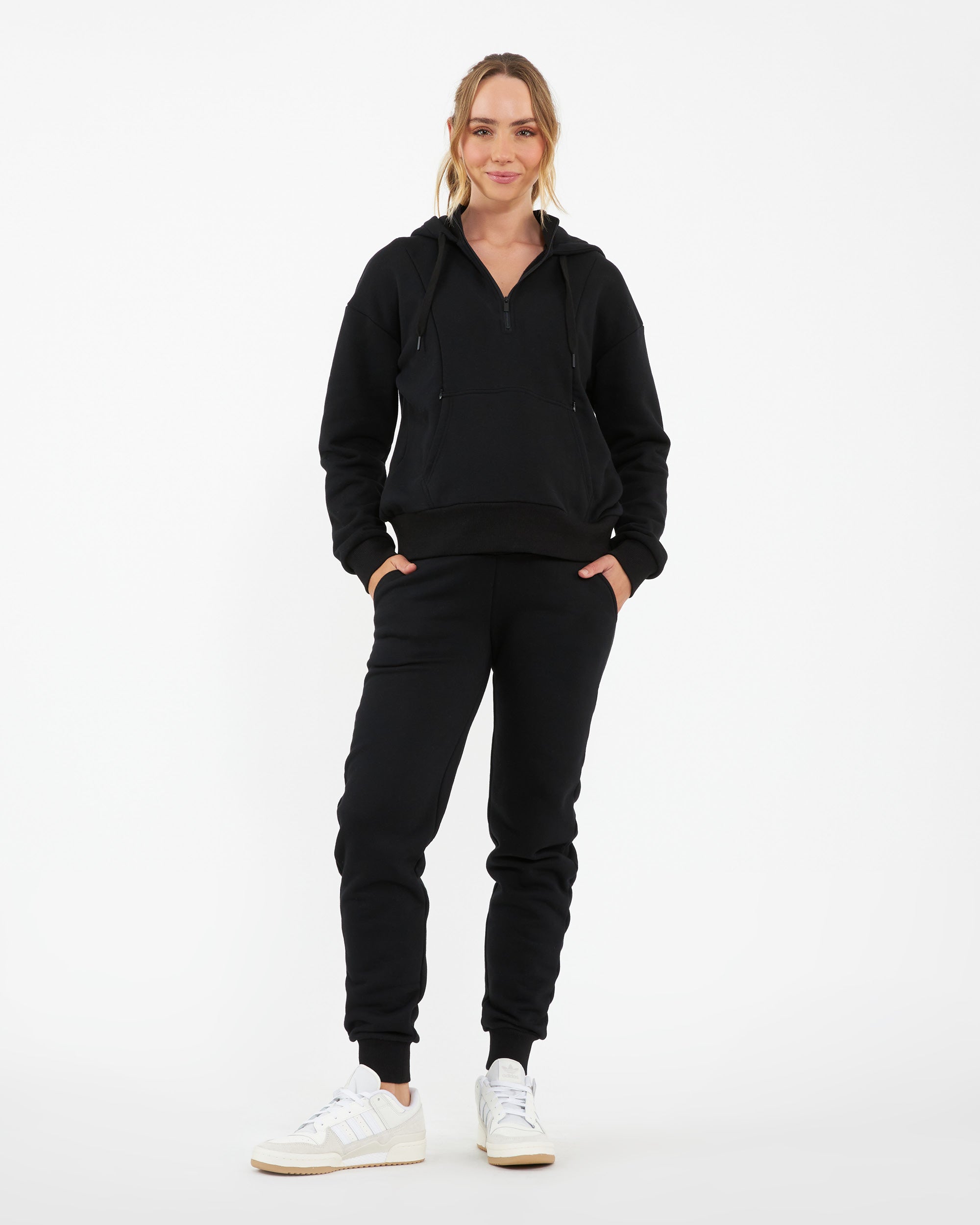 Ripe Maternity Super Soft Scuba Jogger- Black - Momease Baby Boutique