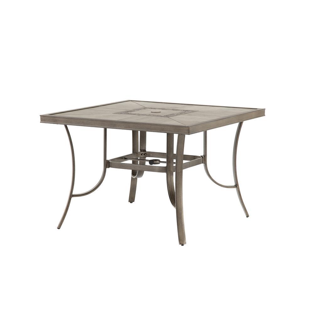 Wilshire Estates 42 In Square Gourted Tile Top Dining Table Toddlots