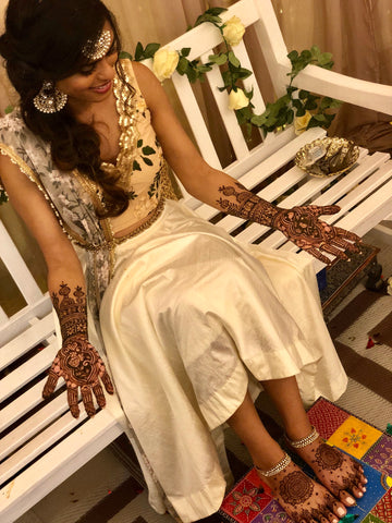 Mehendi Lehenga