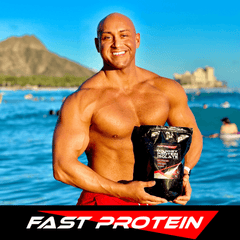 Keto Whey Powder by Fast Protein Unflavored Protein Powder 2 Pounds