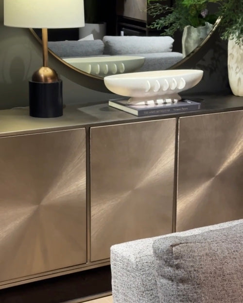 How to mix gold and silver decor, silver accents, 2024 home decor trends from High Point Market by Kevin Francis O'Gara on The Francis Files design blog