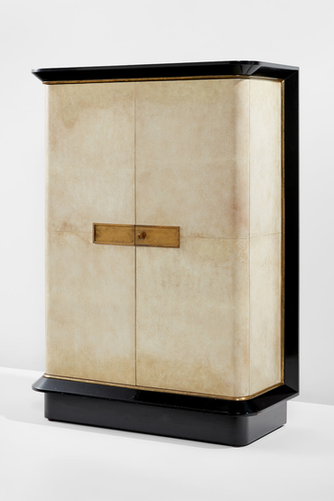Cabinet designed by Jacques Adnet via Phillips Auctions on Kevin Francis Design