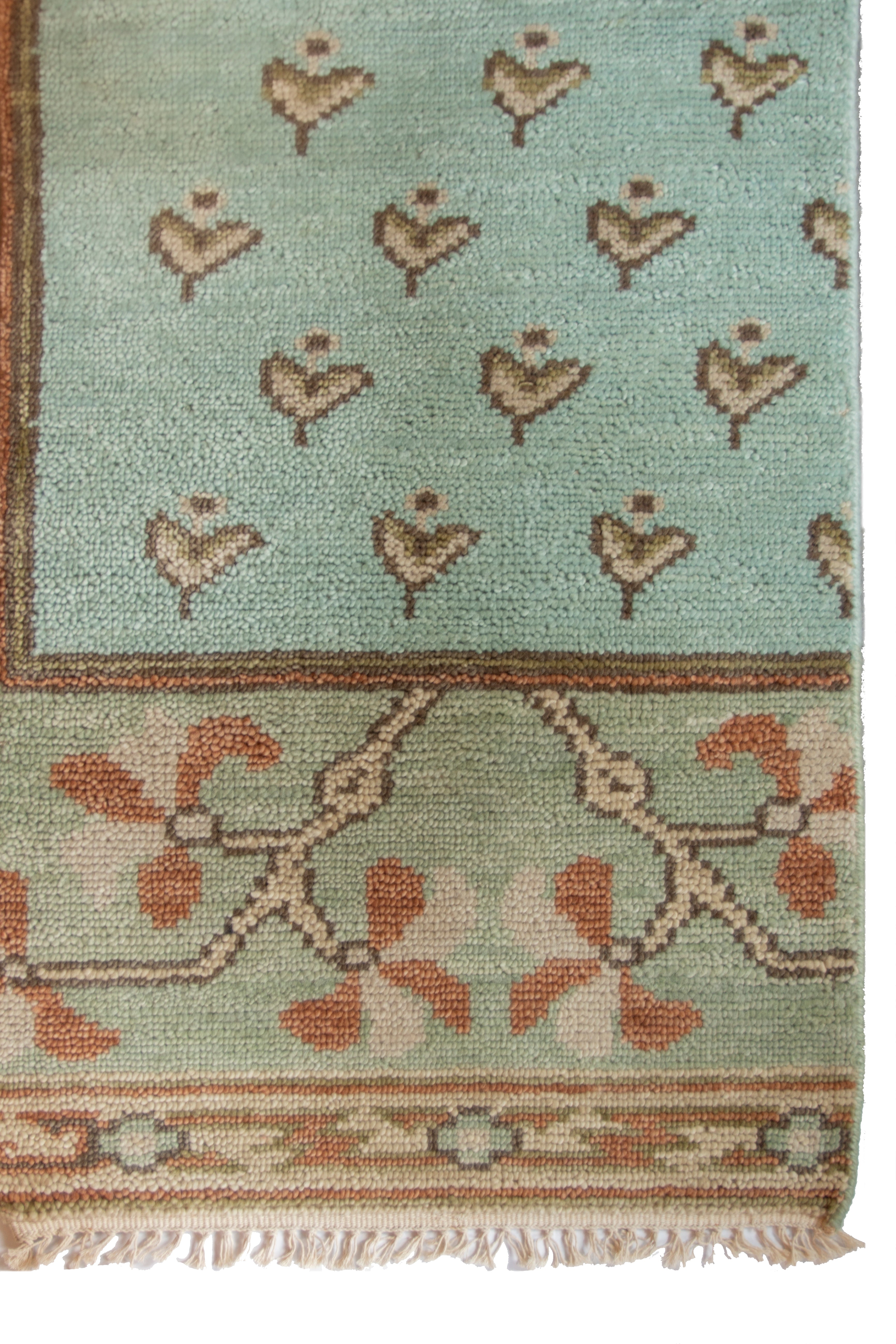 Cumulus Cloud Tibetan Hand-Knotted Wool Area Rug