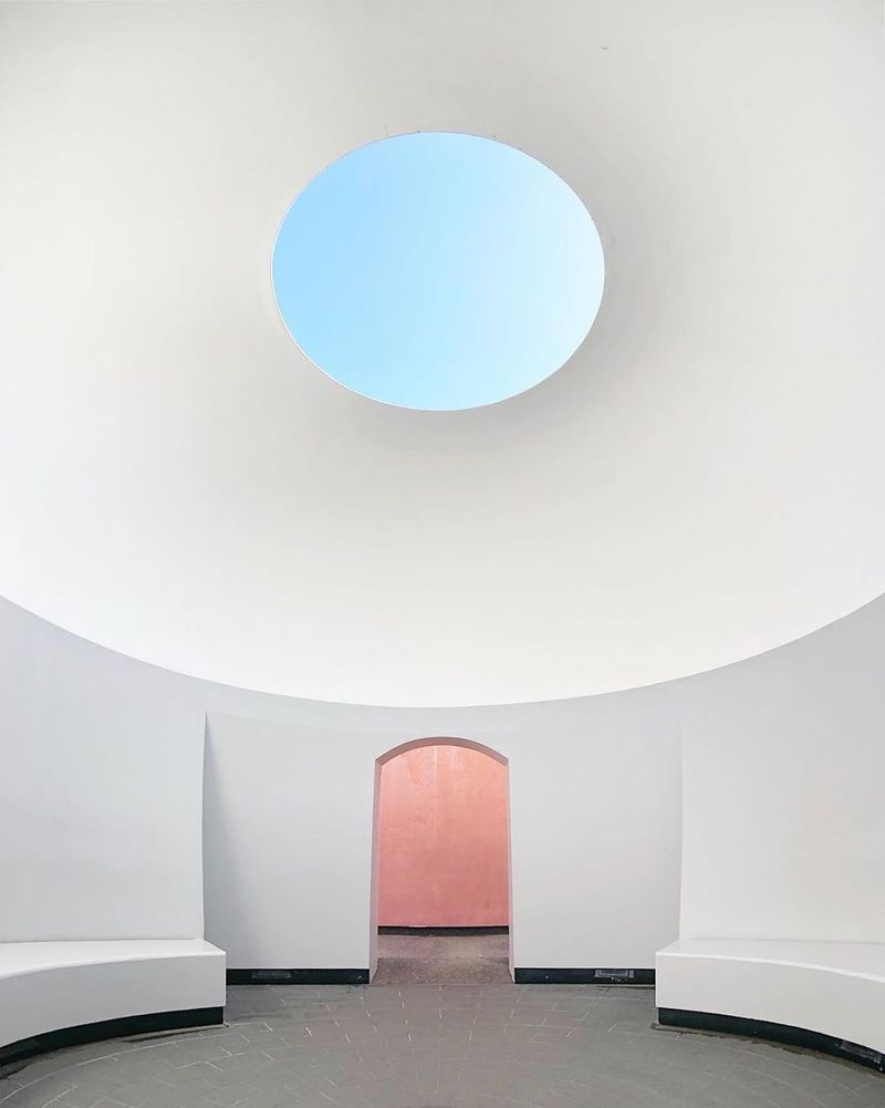 James Turrell art installation, light sculpture, light and space movement artist, Turrell Landmarks, Roden Crater on Kevin Francis Design