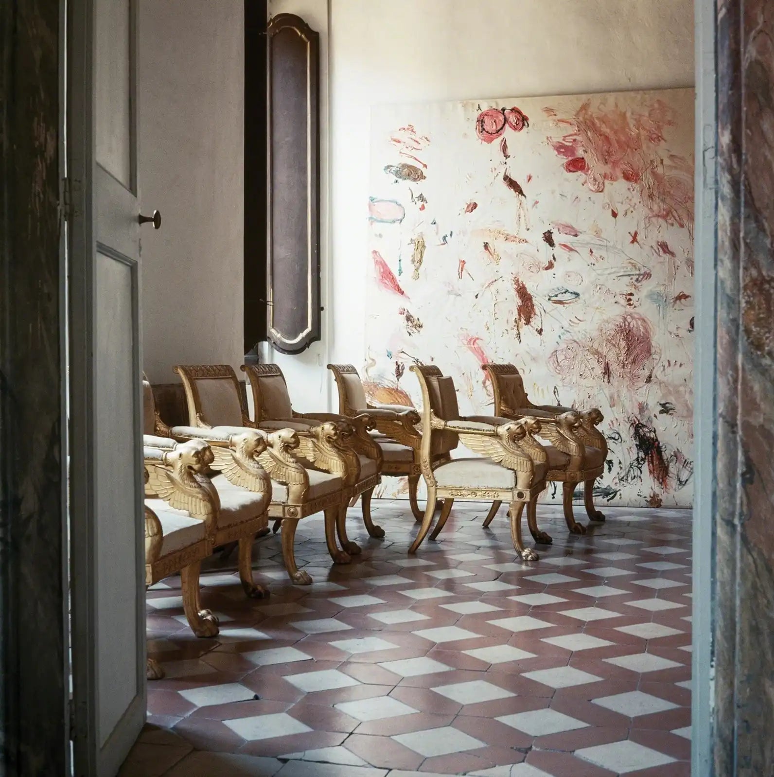 Cy Twombly abstract expressionist painter, Twombly's home in Rome and Gaeta on Kevin Francis Design