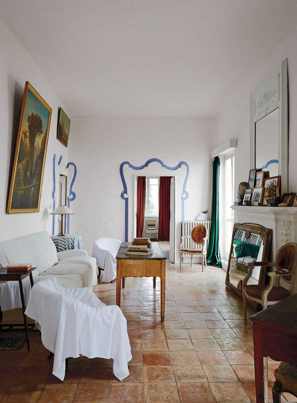 Cy Twombly abstract expressionist painter, Twombly's home in Rome and Gaeta on Kevin Francis Design