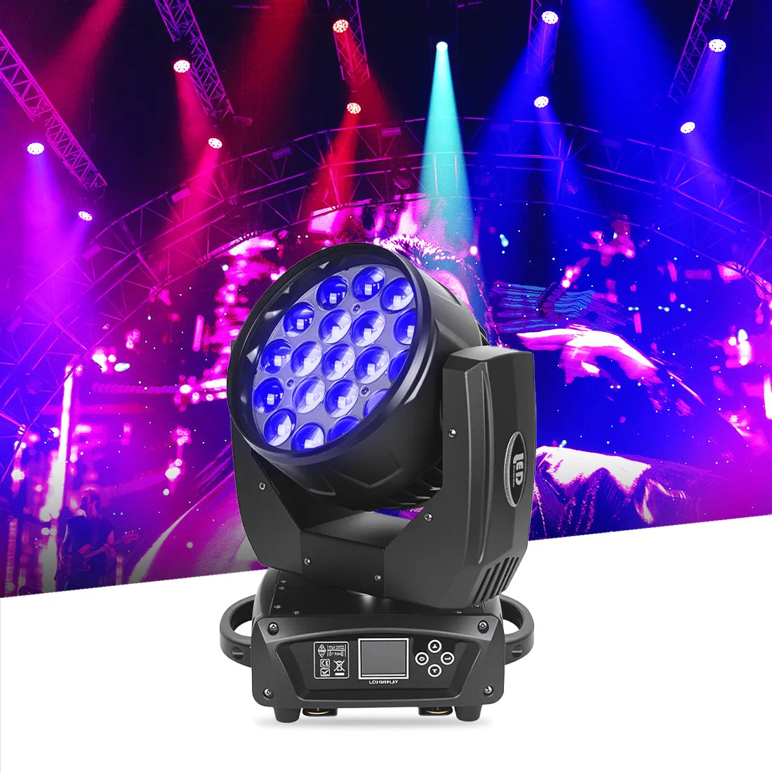 MOKA SFX  EPL 19×15 Focusing LED Moving Head Wash Light