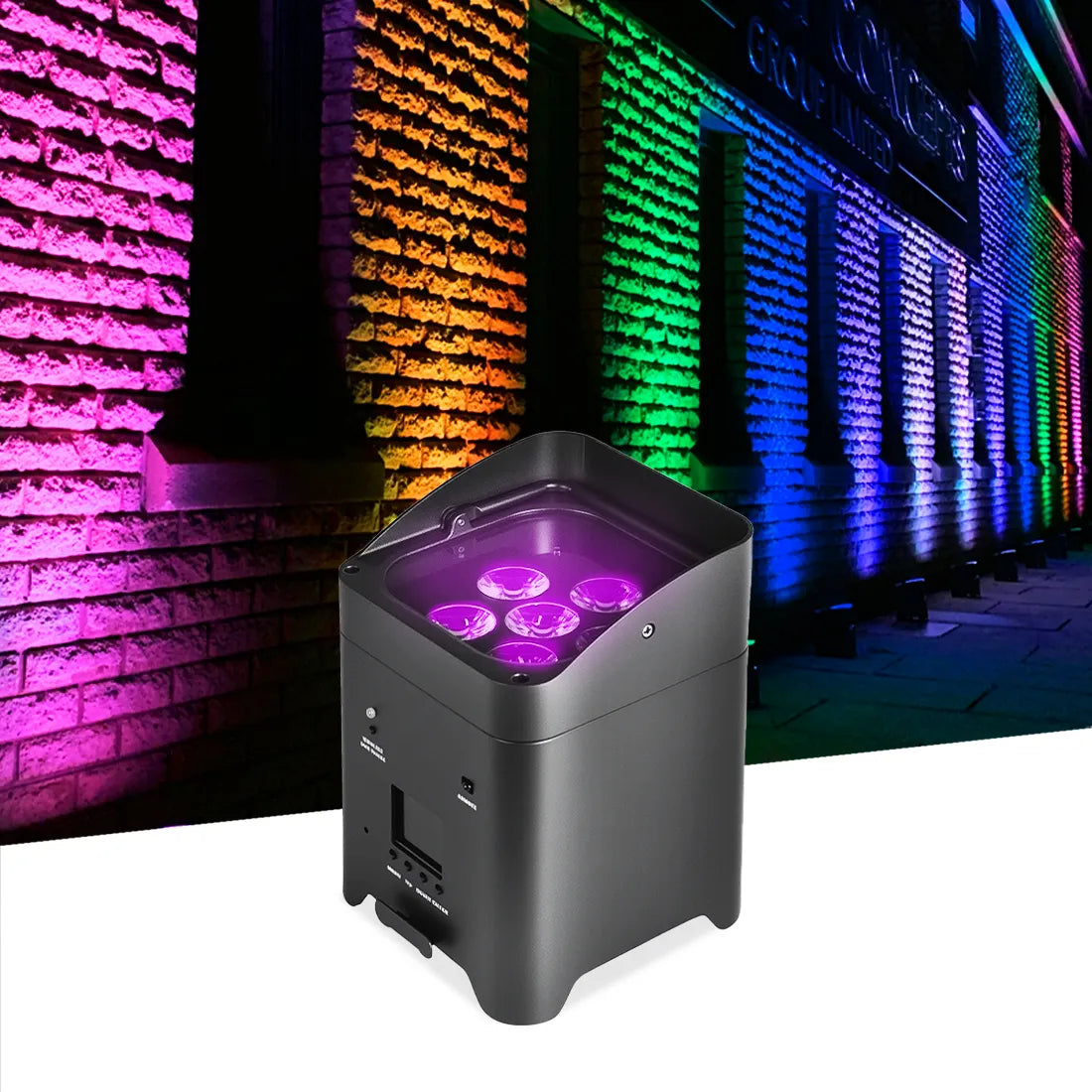 MOKA SFX P-02 6*18W Battery Led Par Light RGBWA+UV