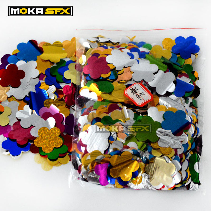 MOKA SFX Colorful Flower Shaped Confetti for Birthday Parties and Weddings (5kg/pack)