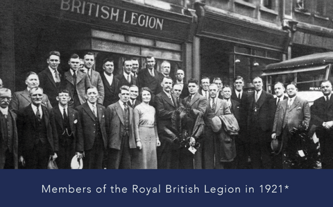 Royal British Legion in 1921