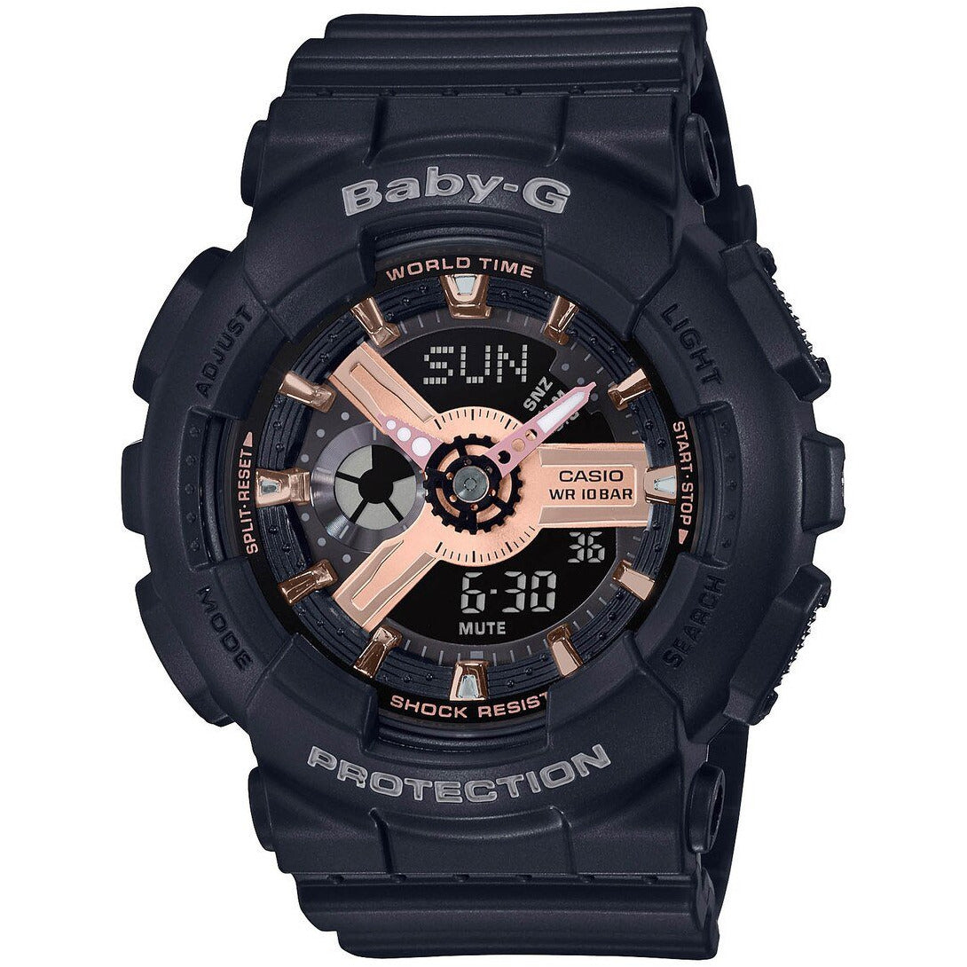 g shock rose gold black