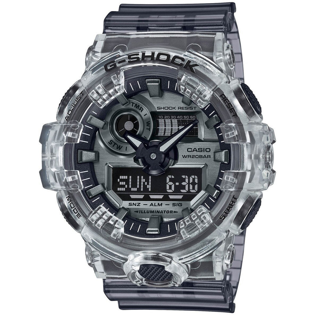 G-Shock GA700 Skeleton Ana Digi Clear 