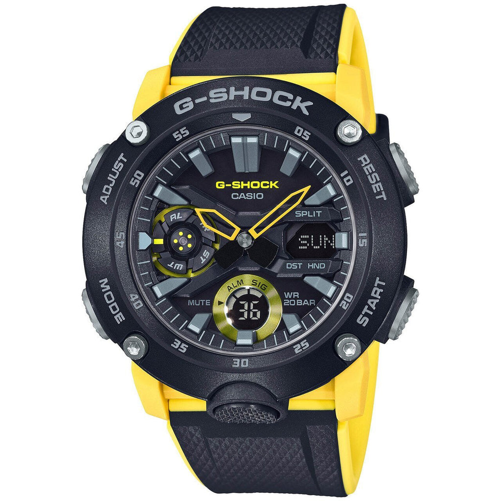 g shock ga 2000 yellow