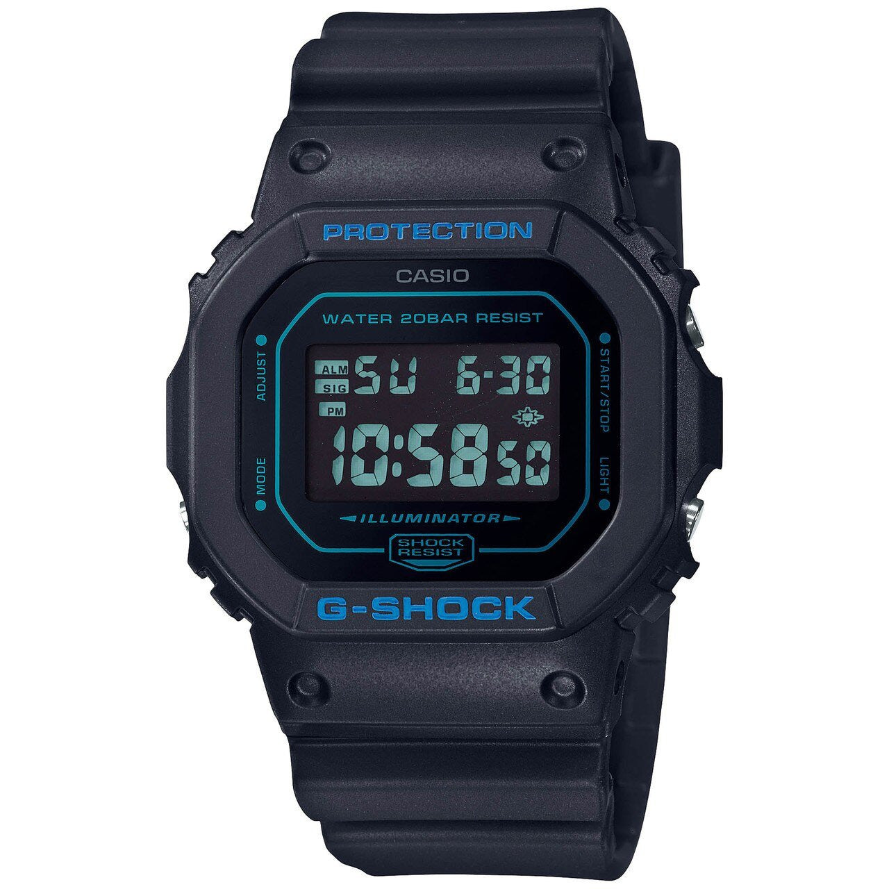 G-Shock DW5600 Mirror Digital Black 