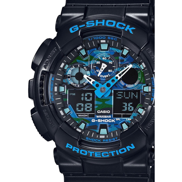 casio g shock blue watch