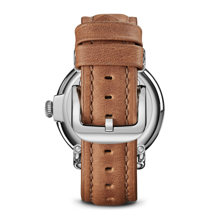Shinola Runwell Subsecond 41mm Navy Brown | Watches.com