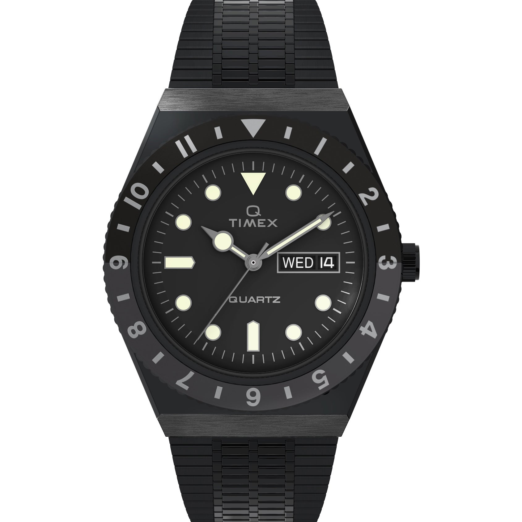 Timex Q Reissue Black Ss Watches Com