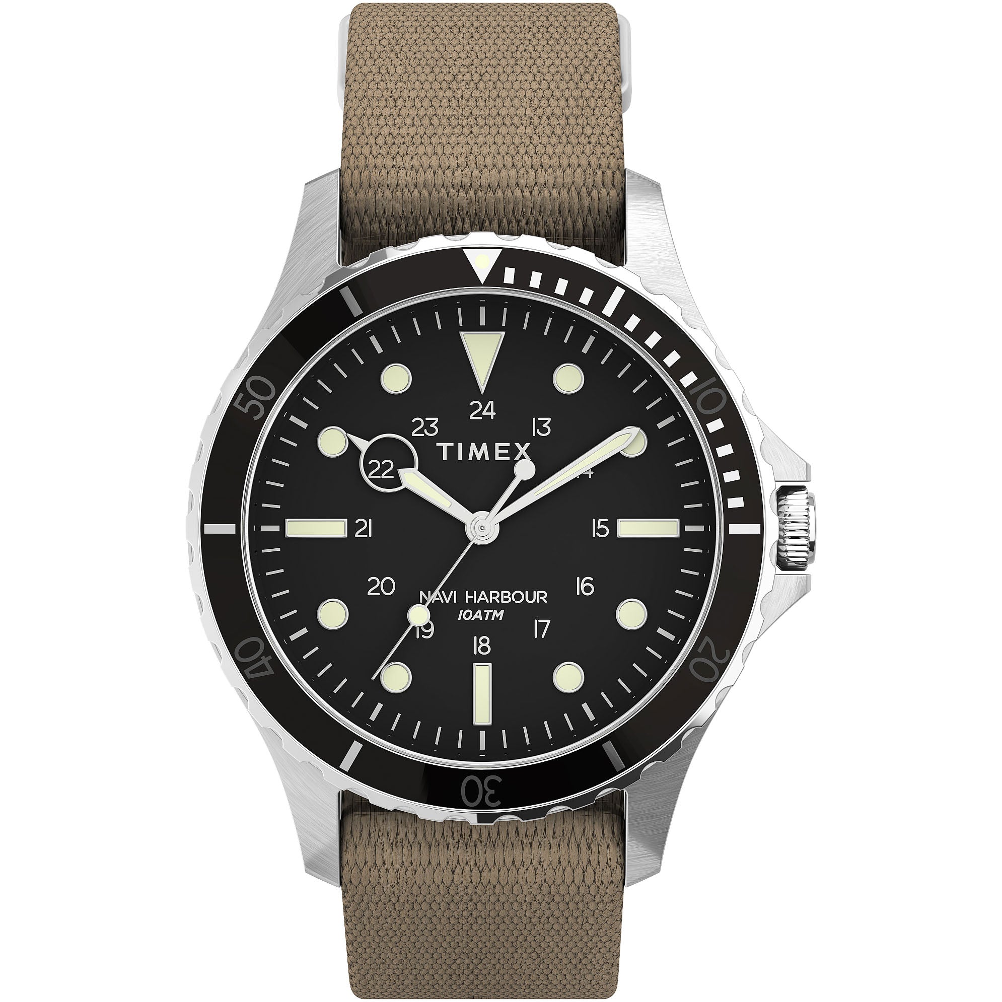 Timex Navi XL Black Tan 