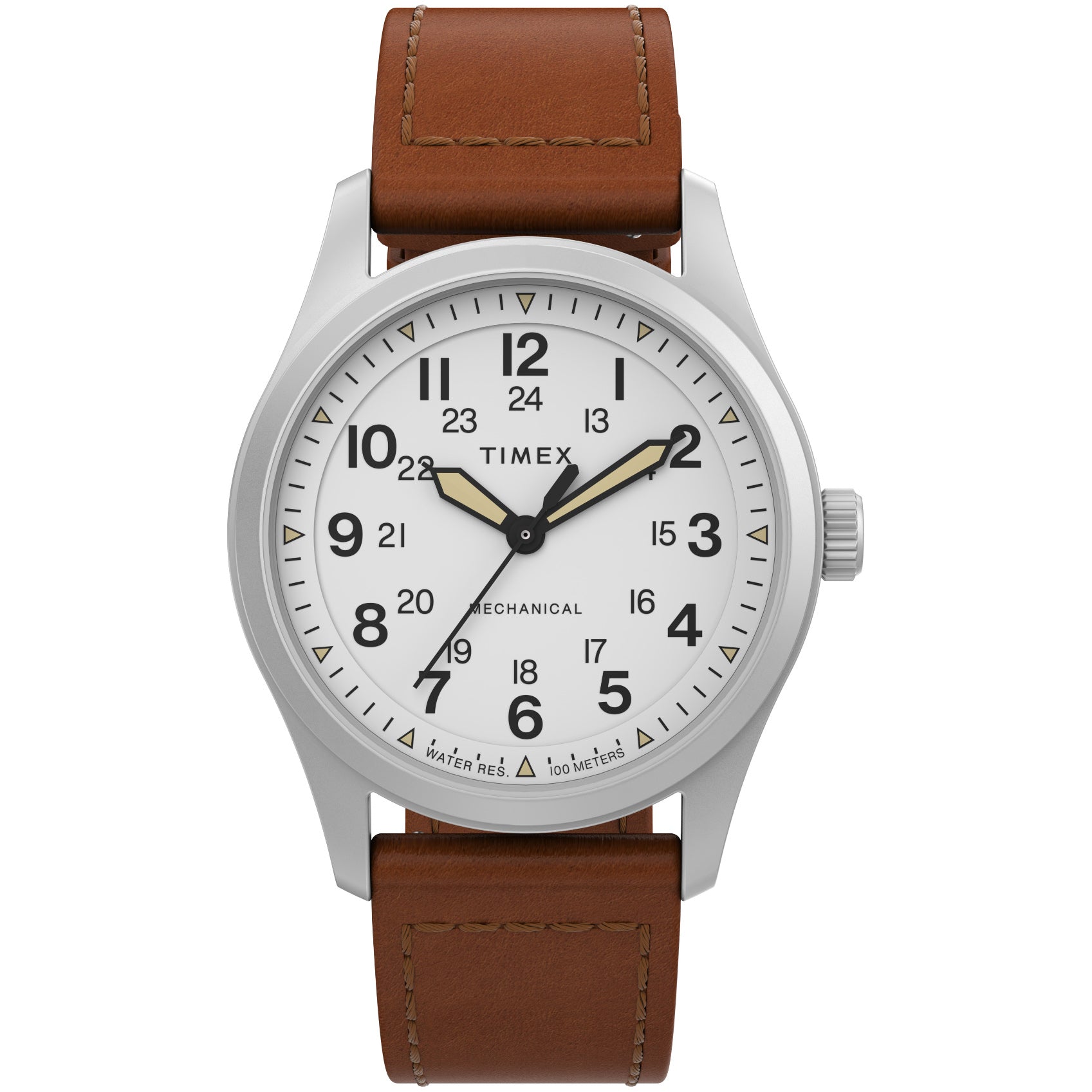 Timex Expedition North Field Post Hand Wind 38mm White Brown 