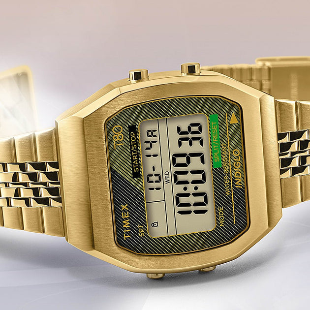 Timex T80 Steel 36mm Gold | Watches.com