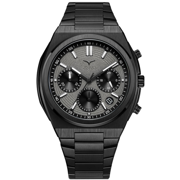 Zinvo Rival Chronograph Black | Watches.com